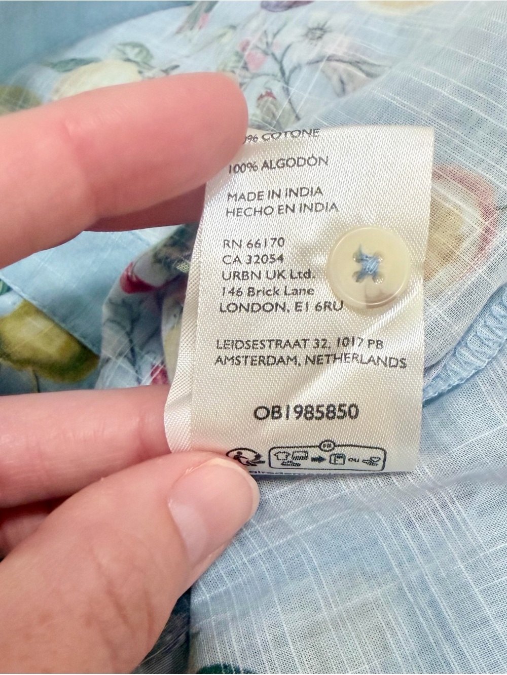 Maeve Anthropologie 100% cotton button up fruit print shirt top, size small - Picture 8 of 8